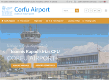 Tablet Screenshot of corfu-airport.com